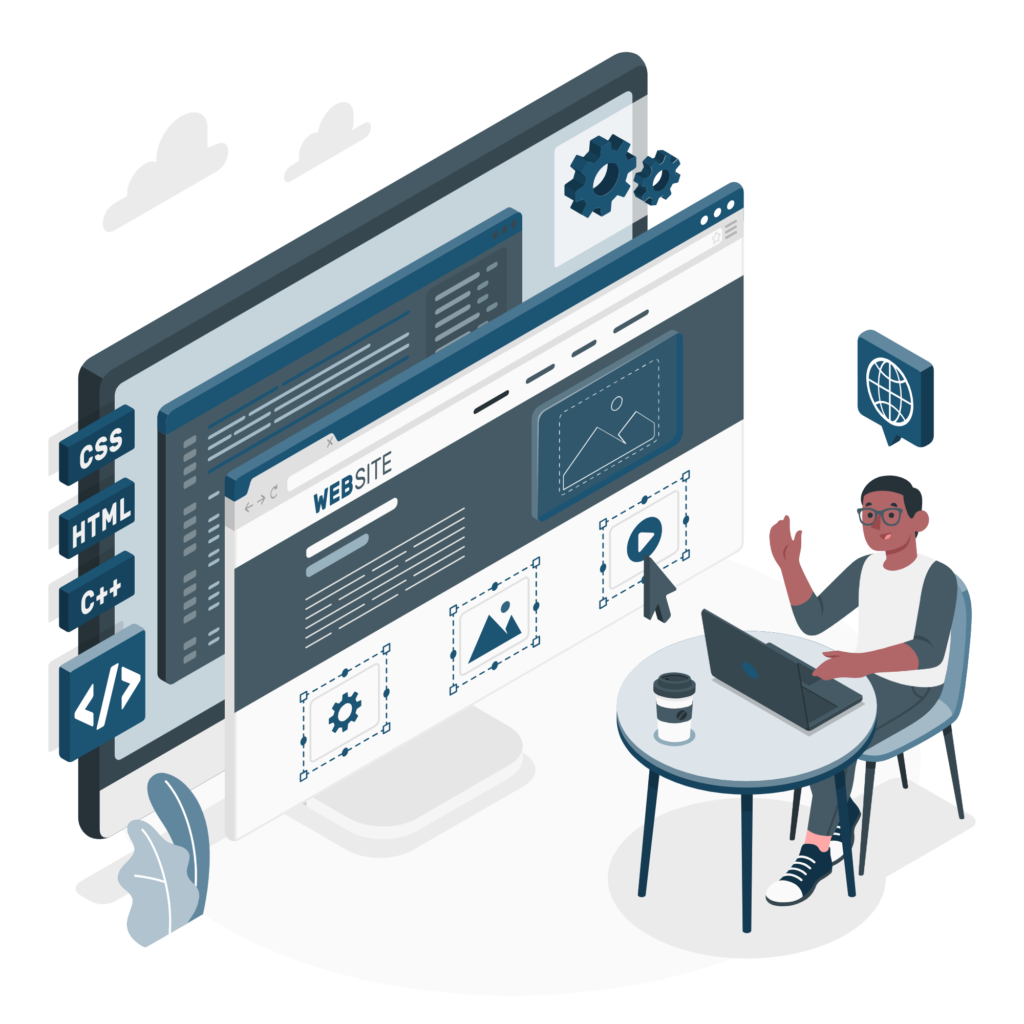 Website designer-amico